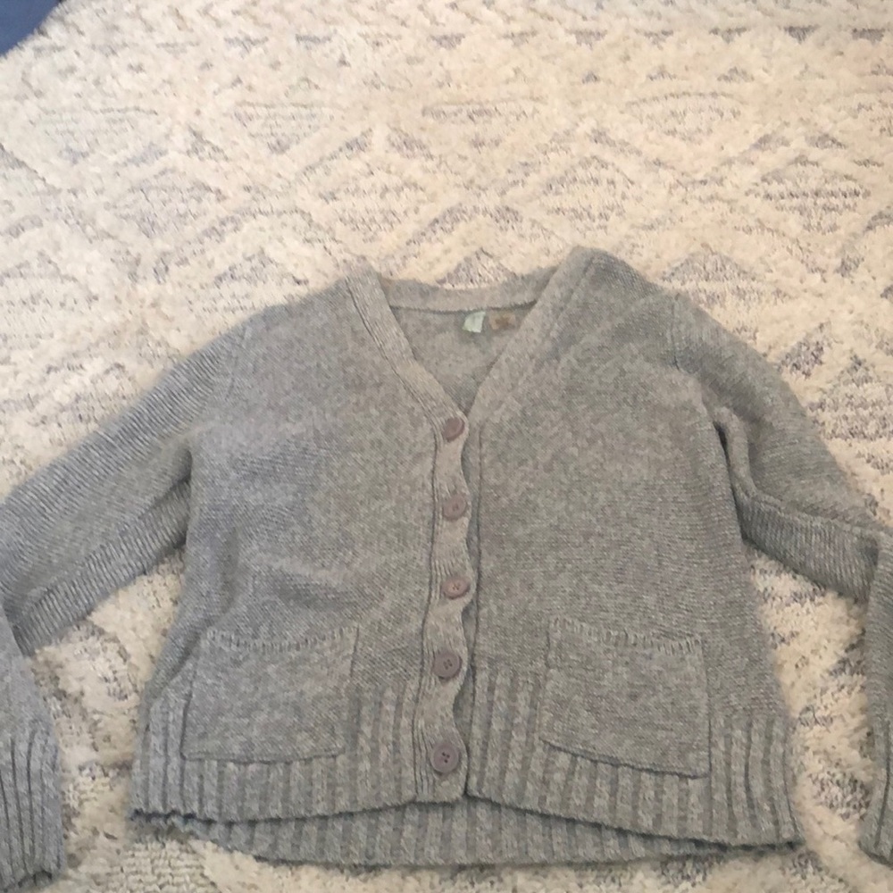 Gray Sweater with buttons